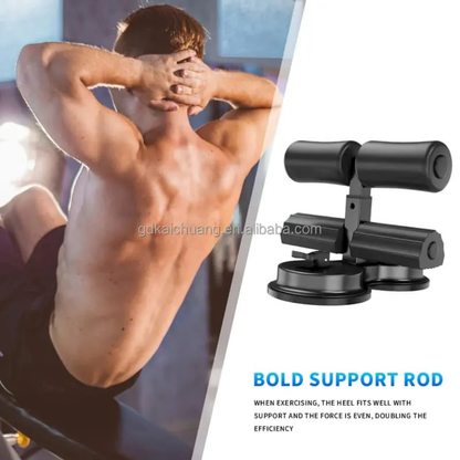 Suporte para Exercícios Abdominais com Ventosa Dupla